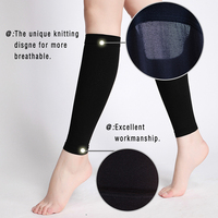 Chaussettes de compression pour femmes et hommes 20-30 mmHg - Chaussettes de soutien de la circulation - Chaussettes de football
