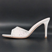 Sandales de luxe pour femme 2025 – Talon aiguille, bout pointu, bride, talon haut, mode estivale