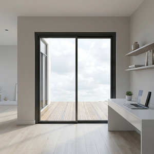 Portes coulissantes en aluminium avec verre pour patio et balcon, pour maisons, intérieur et extérieur modernes, insonorisées - Product Image 1