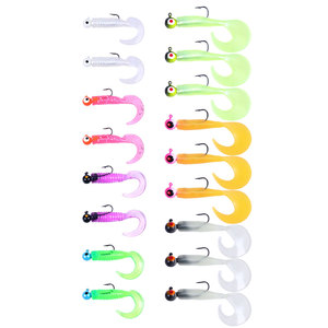 Set di Esche da Pesca con Testa in Piombo di Alta Qualità, Esche di Varie Dimensioni con Amo Rotondo <span class=keywords><strong>per</strong></span> la Pesca - Product Image 2