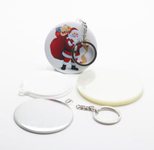 Изготовление пуговиц «сделай сам», компоненты для ключей, круглые пуговицы размером 2- 1/4 дюйма, 58 мм, наборы материалов для ключей - Product Image 3