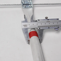 Échelle de secours en aluminium pour opérations en haute altitude, échelle de sécurité incendie souple avec fonction de pliage, échelle de sauvetage pliable