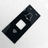 Verre trempé d'écran en soie d'instrumentation électrique et électronique de perçage de bord de meulage fin de Cnc personnalisé