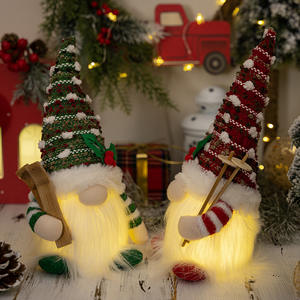 LED Light Christmas Elf Doll Gnome Decoraciones navideñas y regalos de Año Nuevo para el hogar - Product Image 4