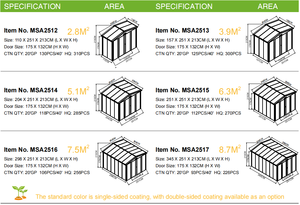 <span class=keywords><strong>Abri</strong></span> <span class=keywords><strong>de</strong></span> <span class=keywords><strong>jardin</strong></span> en métal pour le stockage utilisé pour la vente <span class=keywords><strong>Abri</strong></span> <span class=keywords><strong>de</strong></span> <span class=keywords><strong>jardin</strong></span> extérieur <span class=keywords><strong>de</strong></span> 251cm <span class=keywords><strong>de</strong></span> largeur - Product Image 5