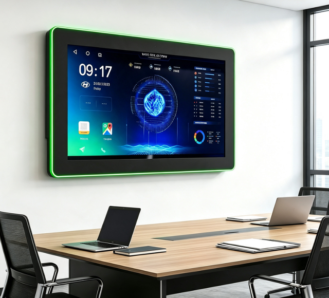 10.1 Inch Android 11 Meeting Room Booking Tablet RK3566 POE Powered Touch Screen Display Panel