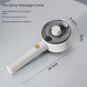 Cepillo Pulverizador para Mascotas, para Perros y Gatos, Eliminación de Pelo Suelto, Cepillo de Aseo, Suministros de Baño y Limpieza - Product Image 5