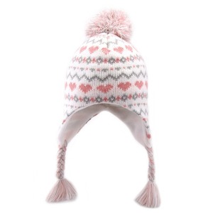 <span class=keywords><strong>Bonnet</strong></span> personnalisé de haute qualité de Noël d'hiver pour bébés péruviens <span class=keywords><strong>Bonnet</strong></span> à oreillettes en tricot Imprimé Cartoon Bows Camouflage pour enfants - Product Image 6