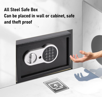 Meistverkaufter Elektronischer Codesafe, Kaltgewalzter Stahl Anti-Bohr Anti-Aufprall Digitaler Sicherheitssafe für Zuhause, Hotel, Büro