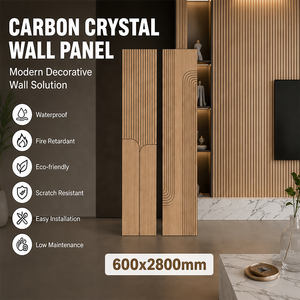 Shengtai Indoor Seamless Decorative Bamboo Charcoal Wood Veneer Cladding Panels for Living Room <strong>Walls</strong> <strong>Covering</strong> - Product Image 1