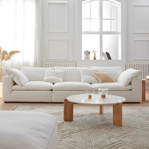 Vantervi Custom Modern Design Cloud Living Room Furniture with Down Velvet Fabric for Apartment or Hotel - Product Image 4