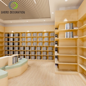 Tùy chỉnh hiện đại thư viện Kệ Sách thiết kế thư viện Mở Kệ Sách kệ sách thư viện kệ sách - Product Image 1