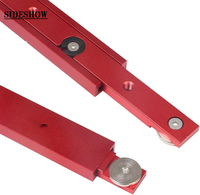 Barre en T en aluminium pour menuiserie, rail de glissière en T, glissière en T, écrou, guide de coupe pour scie à table, barre de glissière pour scie à table
