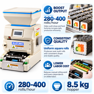 SUZUMO SVR-NXA Macchina Automatica per Sushi, Macchina Elettrica Commerciale per la Preparazione di Rotoli di Riso e <span class=keywords><strong>Maki</strong></span> in Vendita - Product Image 2