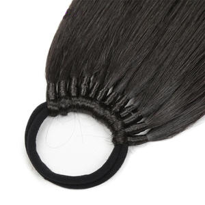 วิกผมหางม้า 24 นิ้ว ผมตรง ยางรัดผม ต่อผมผู้หญิง มิสสไตล์ 1 แบรนด์เหอหนาน - Product Image 2