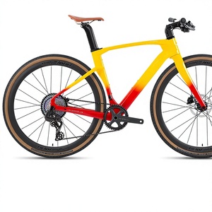 Bicicleta <span class=keywords><strong>de</strong></span> Fibra <span class=keywords><strong>de</strong></span> Carbono Gravel V3 con Manubrio Plano, 700c*40, <span class=keywords><strong>24</strong></span> Velocidades, Frenos <span class=keywords><strong>de</strong></span> Disco Hidráulicos, Todoterreno, Unisex para Adultos, Capacidad <span class=keywords><strong>de</strong></span> Carga <span class=keywords><strong>de</strong></span> 120 kg - Product Image 2