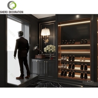 Bois mâle vêtements boutique décoration hommes vêtements magasin montage présentoir Manwear vêtements présentoir vêtement affichage compteur