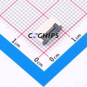CAX-AFC01-09XCB-H2.0 FFC/FPC Connector SMD,P=0.5mm,Horizontal Mount Connector Flip Cover Type Bottom Contact 9P 0.5mm - Product Image 1