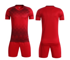 Maillots de football 100% polyester personnalisés pour adultes et enfants Kit d'entraînement au design sublimé pour style de club d'équipe - Product Image 3