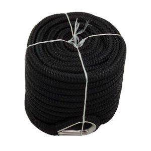 Cordon en <span class=keywords><strong>nylon</strong></span> tressé blanc, rouge et noir de 5 mm, cordon d'emballage - Product Image 5