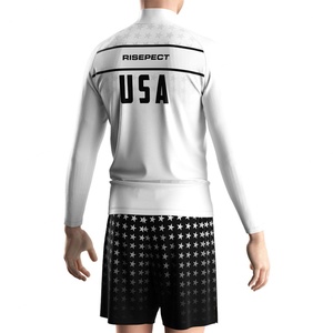 Sweat-shirt à col zippé 1/4 personnalisé pour homme, en polaire et polyester, à manches longues, pour le golf et la lutte - Product Image 4