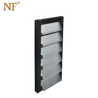 Foshan NF de seguridad de persiana de aluminio ventanas de vidrio