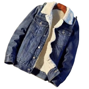 <span class=keywords><strong>Manteau</strong></span> en jean doublé polaire vintage <span class=keywords><strong>d</strong></span>'<span class=keywords><strong>hiver</strong></span>, vêtements pour hommes, veste rembourrée coréenne pour jeunes, <span class=keywords><strong>tendance</strong></span>, grande taille - Product Image 2