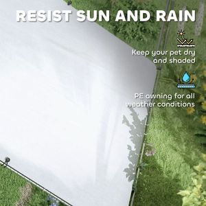 Demir DIY Walk-in tavuk kümesi büyük açık çalışma ile Oxford su geçirmez kapak nefes ağır kafes kutusu paketlenmiş - Product Image 6