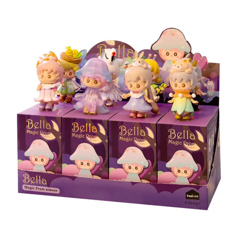 MEIYAN BELLA BLIND BOX Factory Nueva venta al por mayor de dibujos animados Pvc Juguetes de vinilo personalizados Buen precio Figura de acción