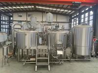 Usine de production de bière industrielle 10BBL 1000L 2000L Équipement de brasserie Projet clé en main Machine à bière SUS304 avec certification CE pour le marché européen