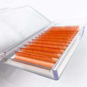 नई इंद्रधनुष रंग बरौनी विस्तार 28mm मिश्रण रंग चलाओ 0.03 कश्मीरी व्यक्तिगत बरौनी विस्तार रंगीन <span class=keywords><strong>Eyelashes</strong></span> थोक - Product Image 2