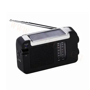 Hybride Power Solar Crank FM Portable Radio