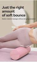 Rodillo de columna de Yoga multifuncional de estilo clásico Fitness espalda músculo EVA hueco 33cm Yoga masaje rodillo de espuma
