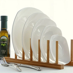 Grande réduction, prêt à être expédié, prix bas, assiettes carrées en céramique blanche ronde en porcelaine de 7 pouces pour hôtel, restaurant - Product Image 6
