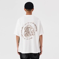 Camiseta Premium de Alta Calidad OEM ODM Estilo Hip Hop, Corte Holgado, Teñida con Pigmentos, Retro, Lisa, de Lujo, Corte Cuadrado, 280GSM, Fábrica de Shenzhen