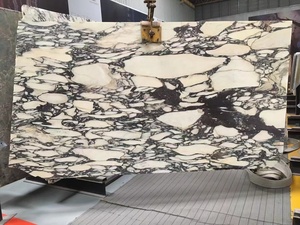 Dalles <span class=keywords><strong>de</strong></span> marbre blanc Calacatta Viola poli moderne avec veines violettes pour usage hôtelier - Product Image 5