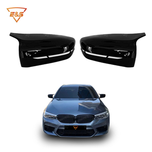 Copri specchietto auto nero lucido per <span class=keywords><strong>BMW</strong></span> serie 5 G30 specchietto retrovisore involucro - Product Image 1