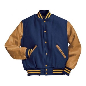 Blouson universitaire homme personnalisé 2026 avec nom, numéro et initiales, 100 % laine épaisse, coupe-vent, style américain, pour l'hiver - Product Image 5