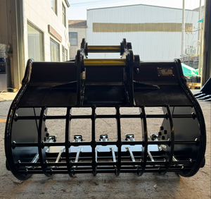 Godet de criblage robuste RSBM DX85 pour pelle Doosan 8 tonnes avec dents de roche - Product Image 2