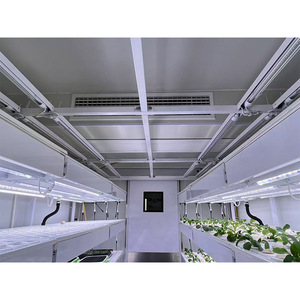 AGG Container Agricolo Verticale da 40 piedi con Telaio in Acciaio per Microgreens, Sistema Idroponico per Coltivazione di Lattuga, Produttore - Product Image 2