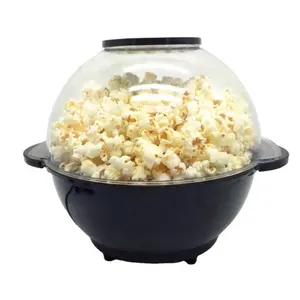 Electric Hot Oil Popcorn Popper Maker with Serving Bowl and Convenient Storage Popcorn Makers Machine