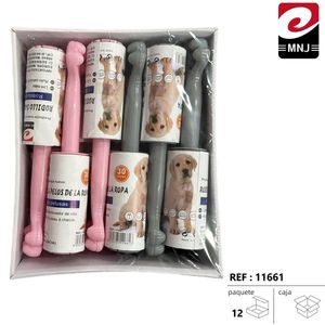 Mnj Pet Hair Removal Roll 30 Sheets Pink And Gray For Clothes And Furniture - Product Image 2