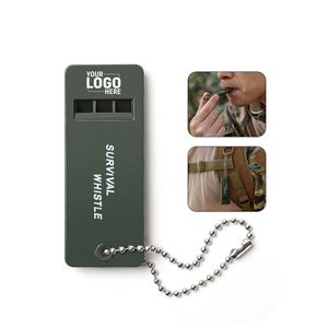 Sifflet de survie en plastique à fréquences multiples avec logo personnalisé, vente en gros - Product Image 2