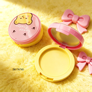 Contenitore per <span class=keywords><strong>Cipria</strong></span> Rotondo con Copertura <span class=keywords><strong>Trasparente</strong></span> e Specchio, Custodia Personalizzata <span class=keywords><strong>in</strong></span> Plastica per <span class=keywords><strong>Cipria</strong></span> Compatta - Product Image 1