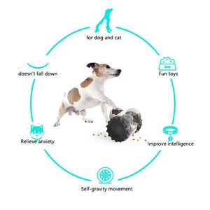 Eco-Friendly Plastic Treat Dispensing <b>Puzzle</b> Toy Interactive <b>Dog</b> and Cat Slow <b>Feeder</b> Balance Car Training Toy - Product Image 4
