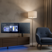 Panneau de commande central mural, contrôleur, hub Zigbee, écran tactile 6 pouces, panneau de commande intelligent Tuya pour la maison intelligente avec 8 interrupteurs intelligents