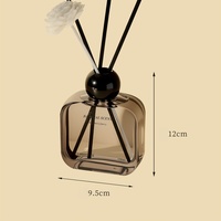 Bouteille diffuseur en verre de 150 ml de haute qualité classique à paroi épaisse vide en gros pour le remplissage de parfum d'huile essentielle DIY désodorisant d'air