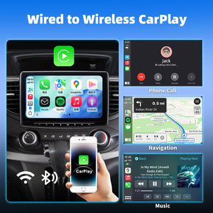 Adaptateur CarPlay sans fil universel 2 en 1, filaire et sans fil, Plug and Play, écran miroir pour iPhone, Apple CarPlay, Android Auto - Product Image 5