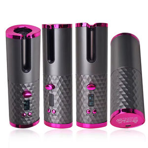 Rizador de Pelo Automático Inalámbrico Profesional Recargable por USB, Rizador Portátil con Pantalla LCD y Tecnología PTC, Herramientas de Peinado Giratorias - Product Image 2