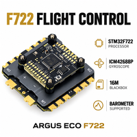 Module de Contrôle de Vol FPV Axisflying Argus ECO F722 avec ESC 4-en-1 100A 32 bits pour Drones de Course - Accessoires de Système d'Alimentation